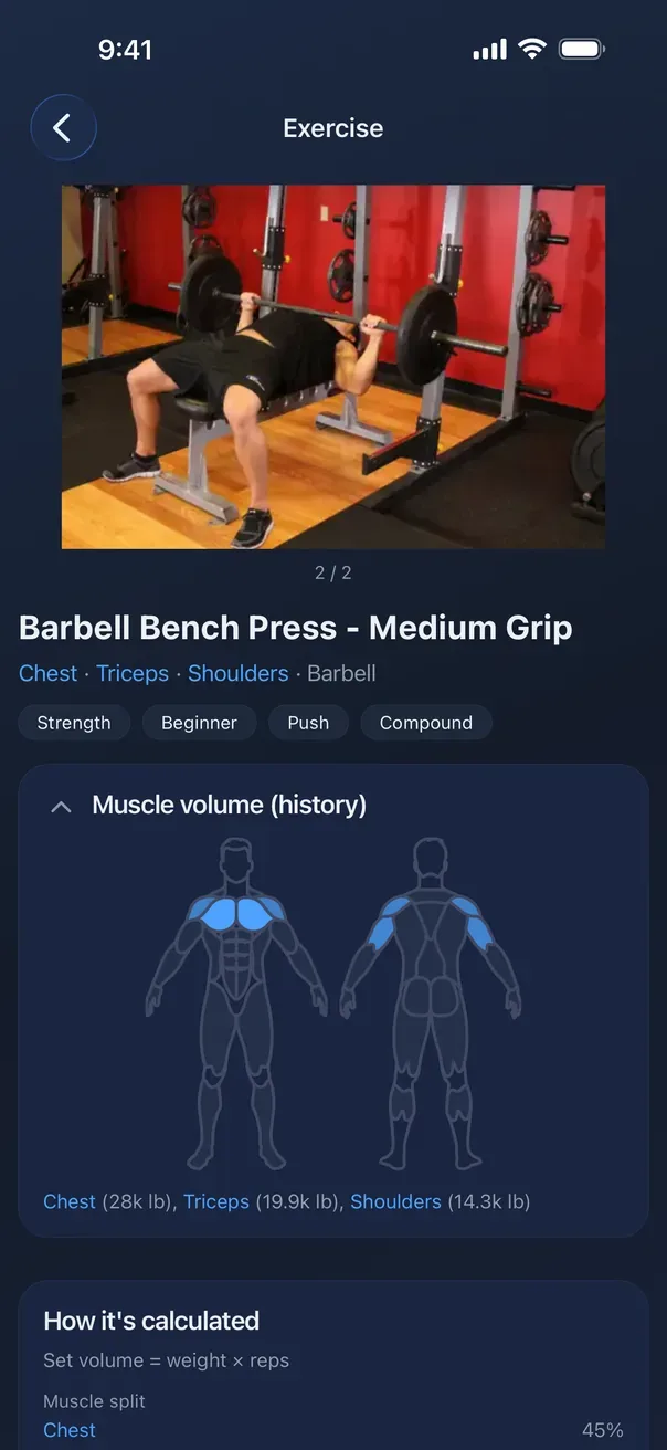 Exercise details