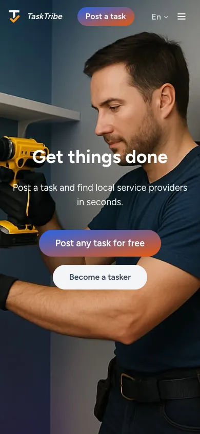 TaskTribe on mobile